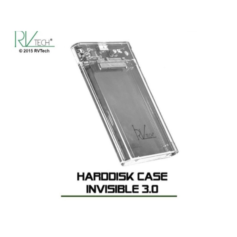 casing hardisk Rvtech 2,5 sata v 3,0 transparan casing HDD