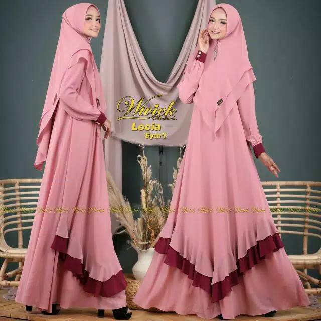 Lecia Syari Set Khimar By Wiwiek
