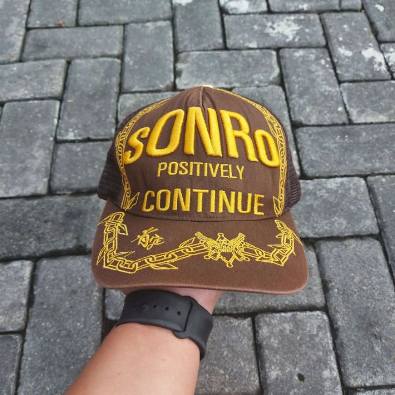Cap / Topi / Trucker SONRO bukan Evisu True Religion Edhardy Sukajan Second Import