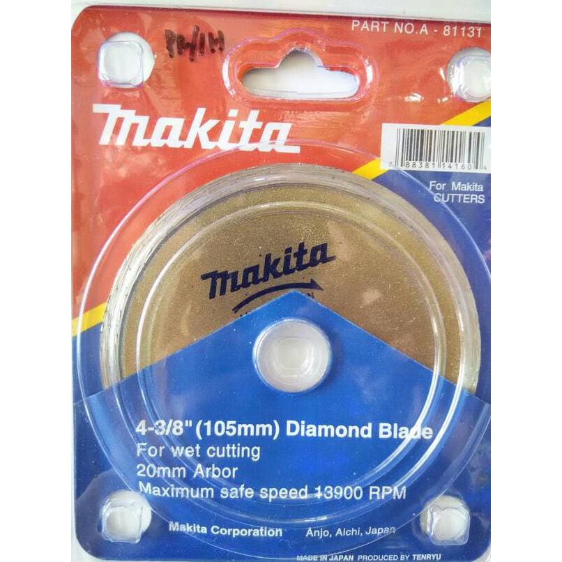 pisau gerinda potong granit 4" MAKITA / GRINDA potong batu