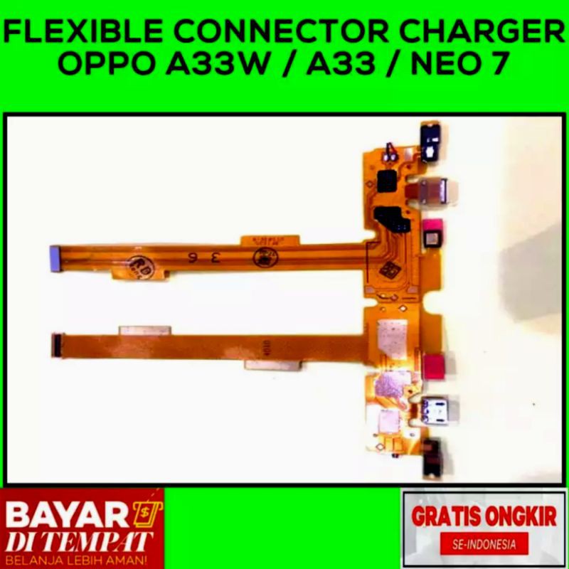 KONEKTOR CONECTOR CHARGER USB/FLEXIBEL CAS OPPO A33/NEO 7