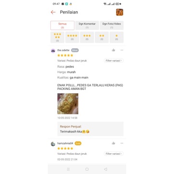 BASRENG | pedas | Basreng Gurih isi 100 gram-4