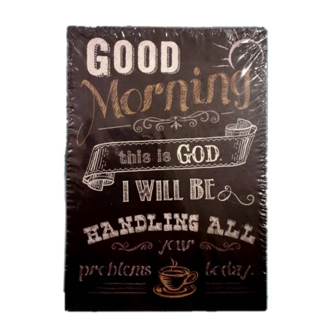 PAJANGAN GOOD MORNING 11 x 0.5 x 15 cm