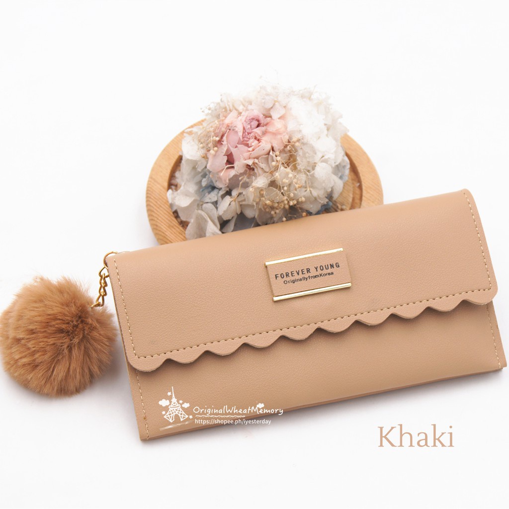 Tmall88 Dompet Panjang Wanita Free Pom-pom