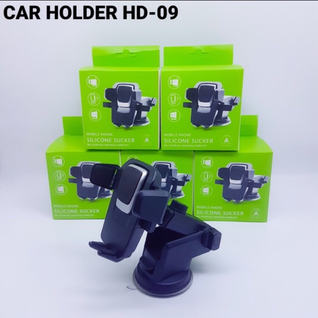 Car Holder HD-09 Holder Mobil Stand Holder Smartphone untuk Kaca dan Dashboard Mobil