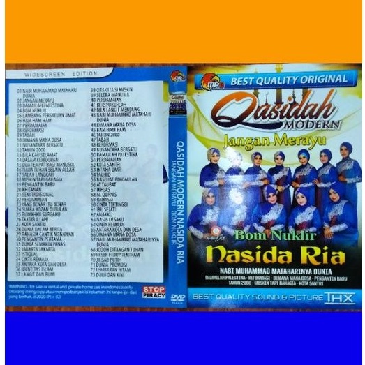 kaset QASIDAH MODERN BOM NUKLIR Nasida ria