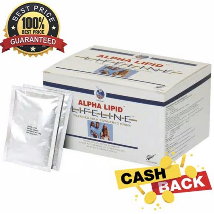 

Susu Lifeline Alpha Lipid Colostrum Sachhet 16g x 14 + Free Masker 90-ewushop Ayo Beli