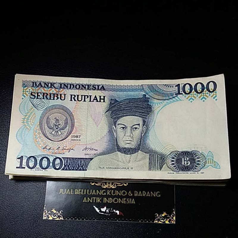 uang kuno 1000 sisinga mangaraja