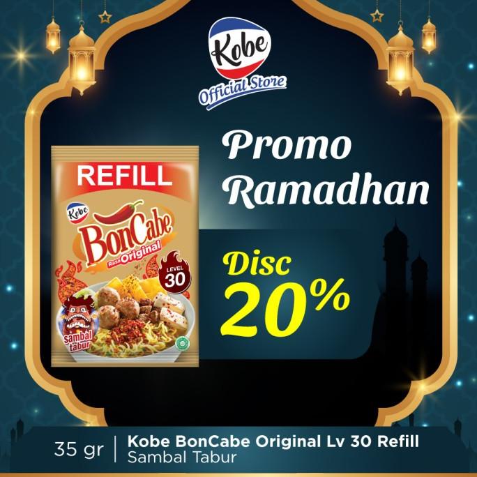 

Promo Awal tahun REFILL BonCabe Original 35gr Level 30 Sambal Tabur Promo Awal tahun