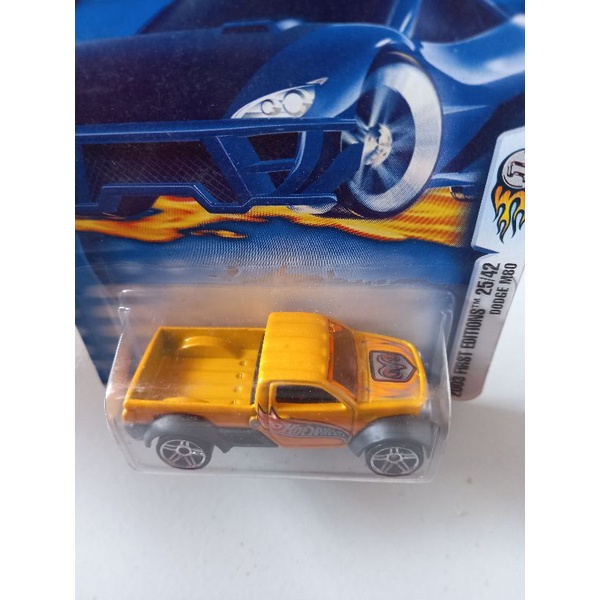 hotwheels DODGE M80 HW 2003 FIRST EDITIONS HW BLUE CARD, CARD LAWAS