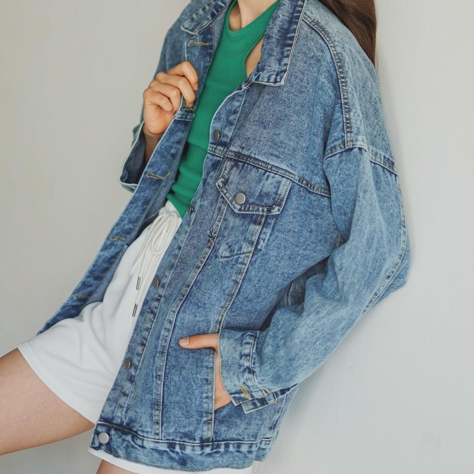 Langsung Atc This Is April Jaket Jeans Wanita Fender Jackets Denim – 181503