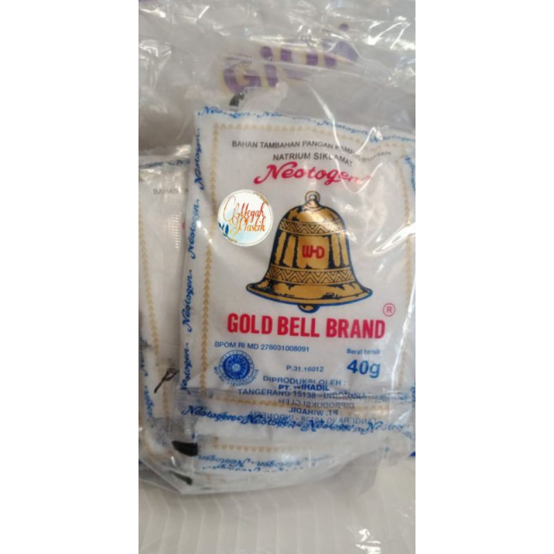 

Pemanis Makanan Gold Bell 40 gram
