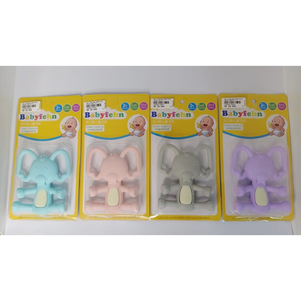 Teether/Gigitan Bayi Babyfhen Motif Elephan