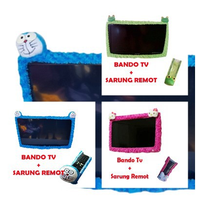 SET BANDO TV DAN SARUNG REMOT ( 1 KG 7 SET )