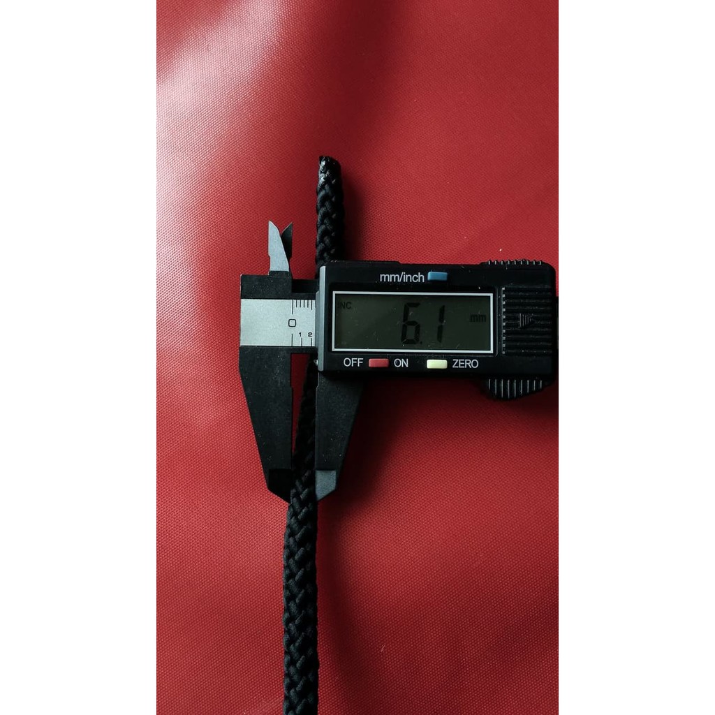 Tali Kur Kepang Poly 6 mm - Hitam