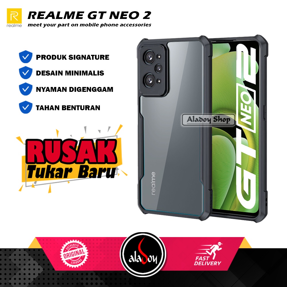 Case Realme GT Neo 2 Armor Shield Shockproof Airbag Transparent Premium Softcase