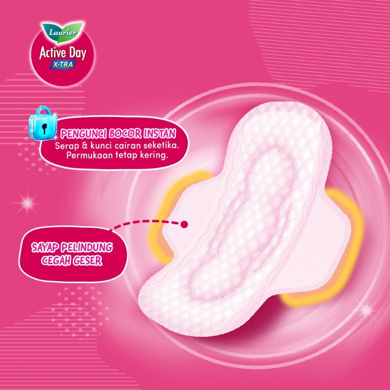 Laurier Active Day X-TRA DAY COOL/ PEMBALUT WANITA