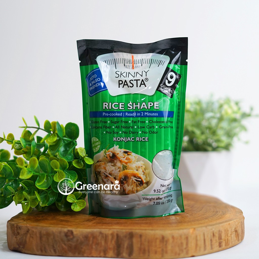 

Alsiha Sehat Alami Organik Skinny Pasta Konjac Rice 9cal 200gr