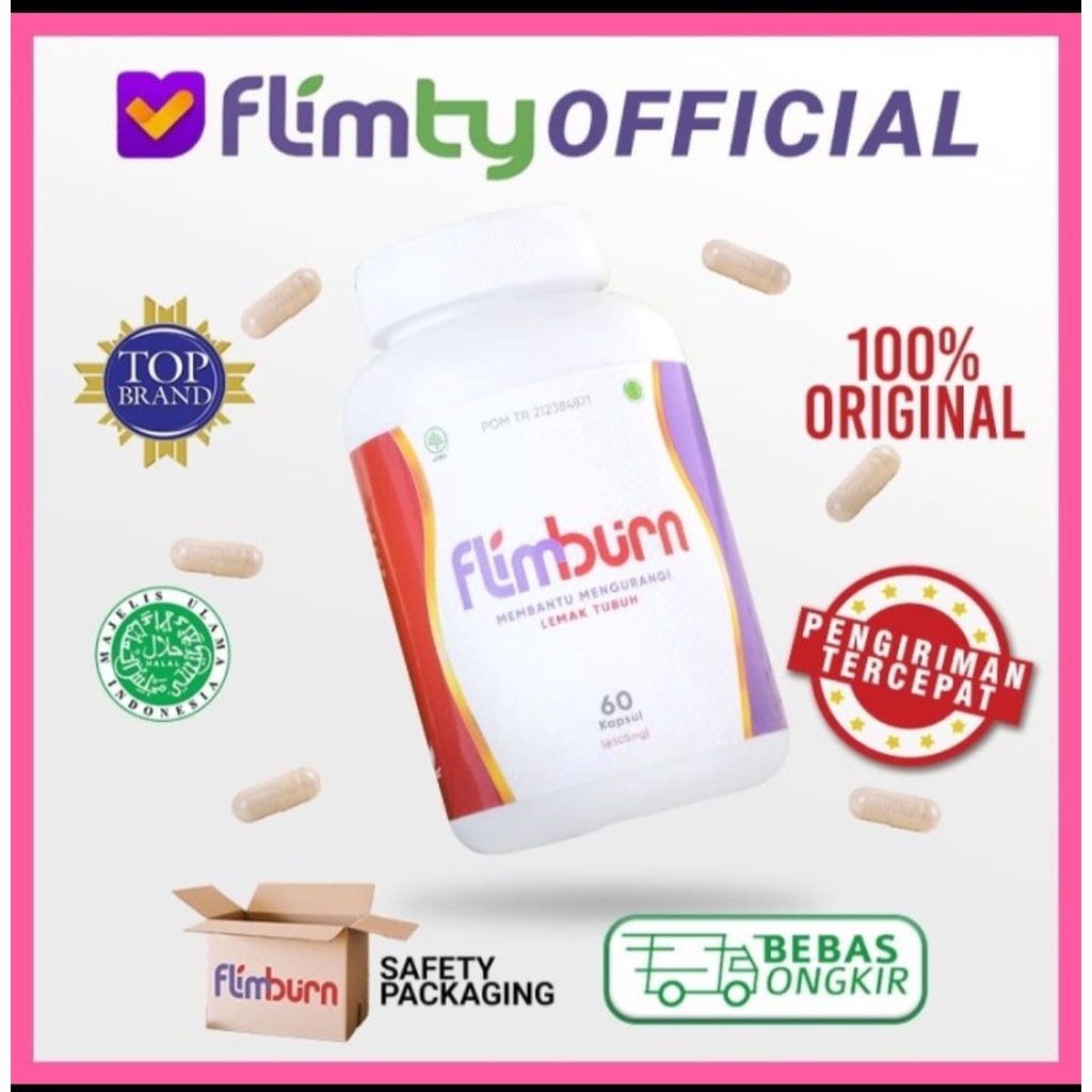 FLIMBURN FAT BURNER AND BOOST METABOLISM SUPLEMENT FLIMTY MENGURANGI LEMAK TUBUH