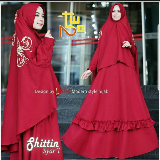 HR B1 Shittin Syari Gamis Maroon