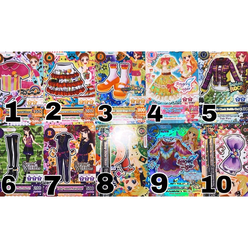 Kartu Aikatsu Premium Dijual Perpcs Ichigo Pisces Angely Sugar Sagitarius Magical Toy Happy Rainbow