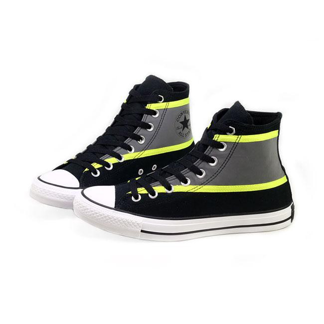 Sepatu Converse Chuck Taylor All Star Hi-Vis Reflective Panel Hi Black