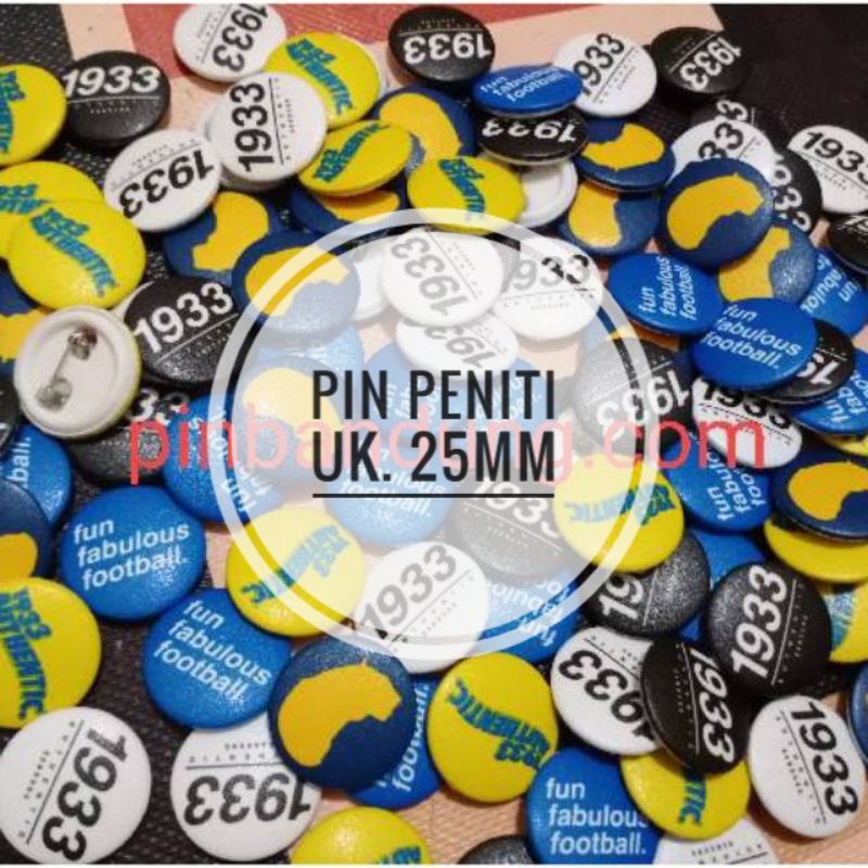 pin custom 2,5 cm / cetak pin murah/ custom pin kecil / cetak pin 25 mm