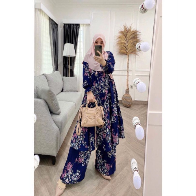 GLZ GHAZIYAH SET 5 STELAN TUNIK MAXMARA LUX PREMIUM ORIGINAL/SET CELANA