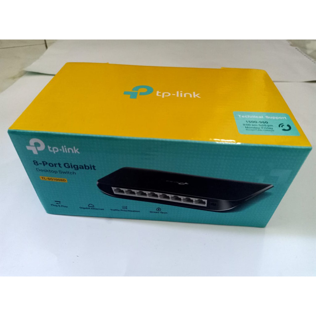 Jual SWITCH HUB 8 PORT GIGABIT TL-SG1008D | Shopee Indonesia