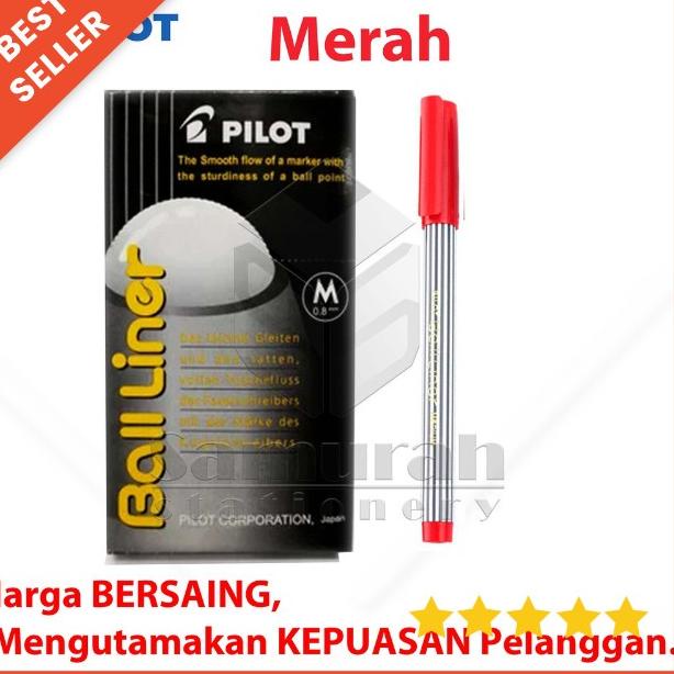 

Harga Murah❇➭ Ballpoint Pilot Balliner 0.8 mm ECER / Pen Cabut Tebal Tanda Tangan Hitam - Biru Q45 ✲