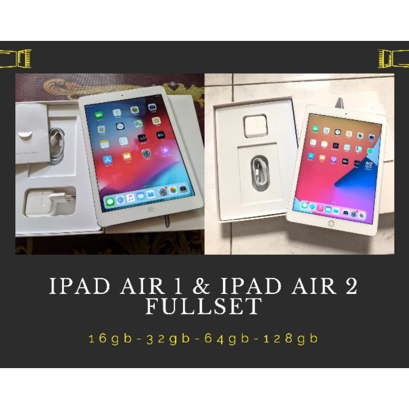 Jual Ipad Air 1 And 2 Fullset Bergaransi Shopee Indonesia