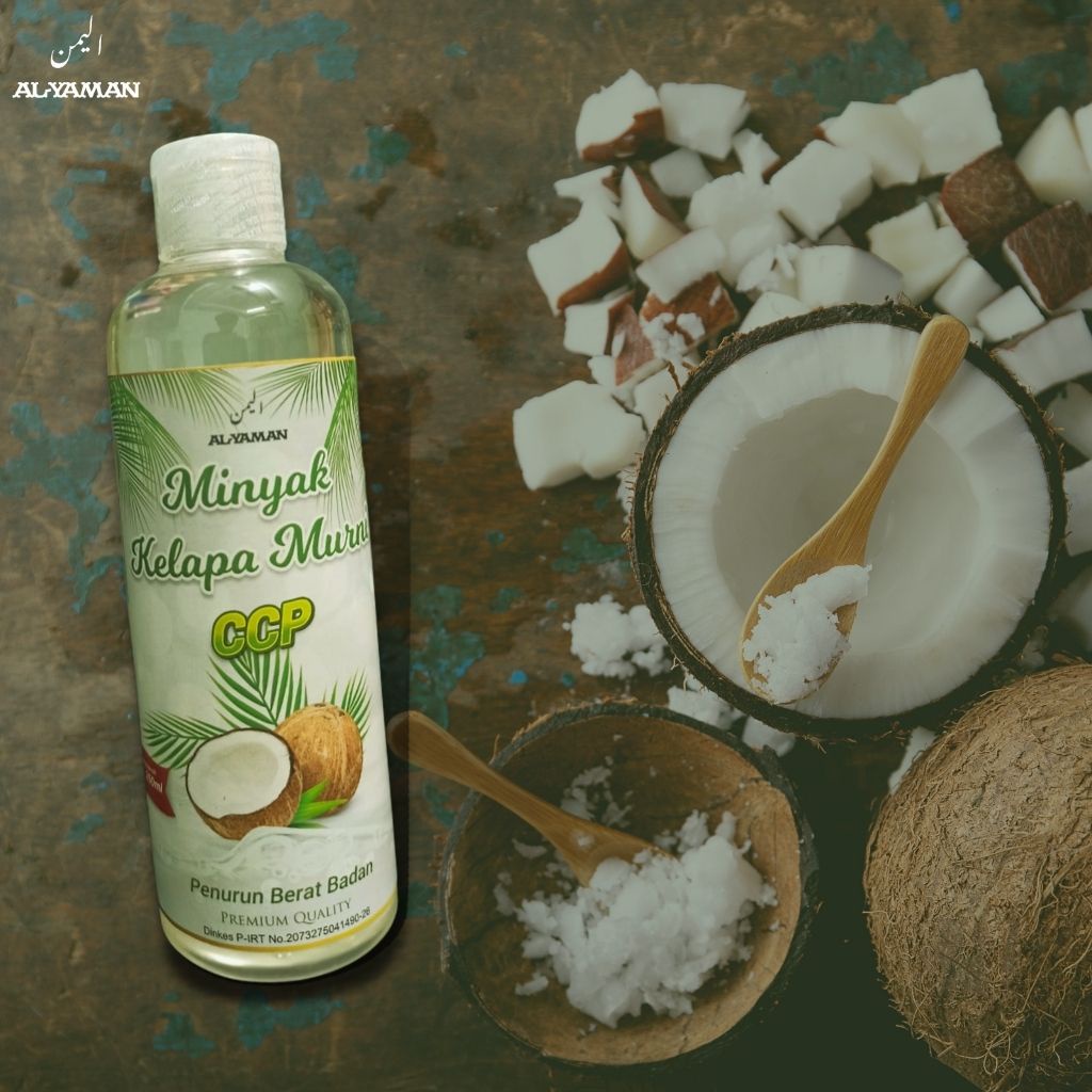 Minyak Kelapa Murni 100% Extra Virgin Coconut Oil 250ml untuk program penurunan berat badan