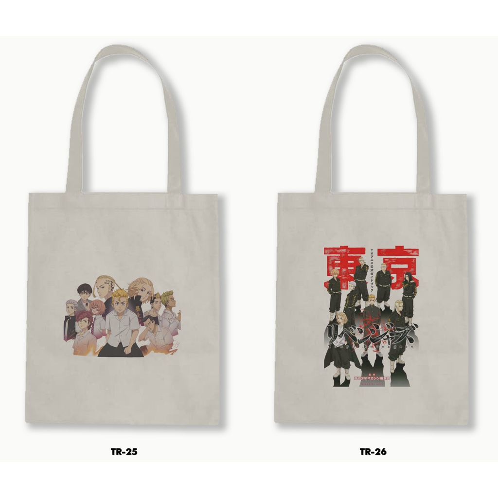 TOTE BAG BLACU - TOKYO REVENGERS / ANIME / MANGA 02