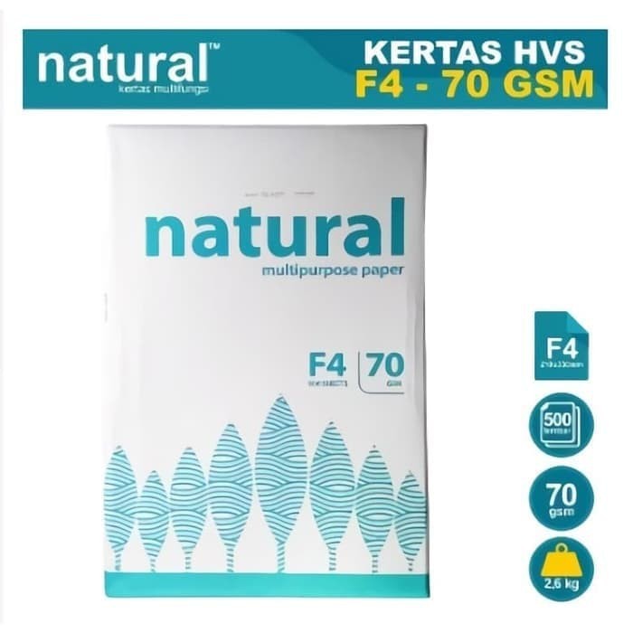 KERTAS HVS NATURAL F4