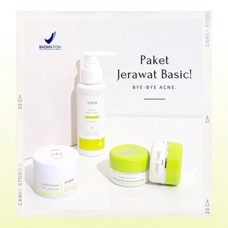 PAKET JERAWAT BASIC EVANA BEAUTY CARE PENGHILANG JERAWAT SUPER CEPAT (GRATIS MASKER ACNE GLOW)