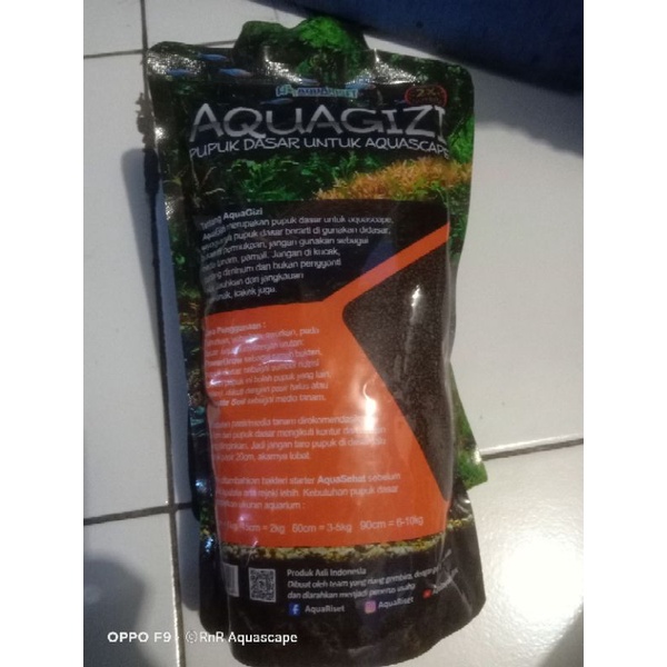 AquaGizi 1kg pupuk dasar untuk Aquascape