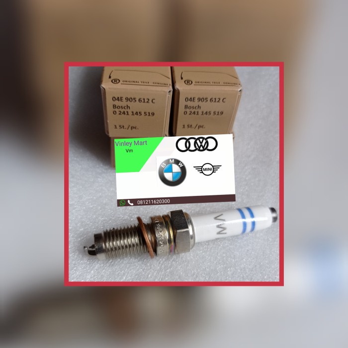 Jual busi / spark plug VW Golf Mk7 1400cc Original Harga 1pcs Shopee