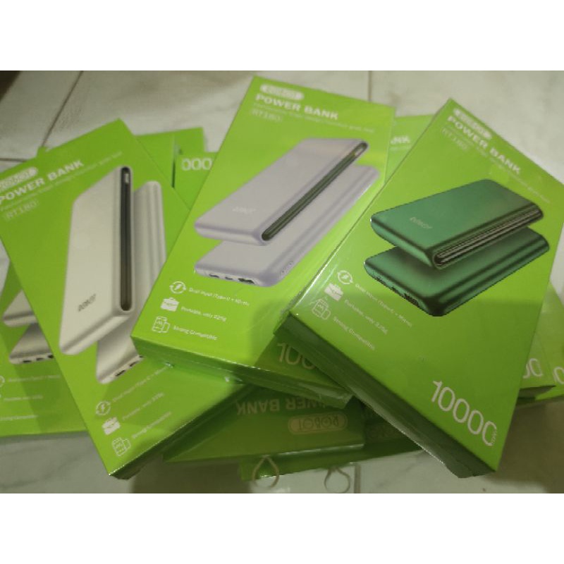 Powerbank Original Robot 100% 10000mah real capacitas.