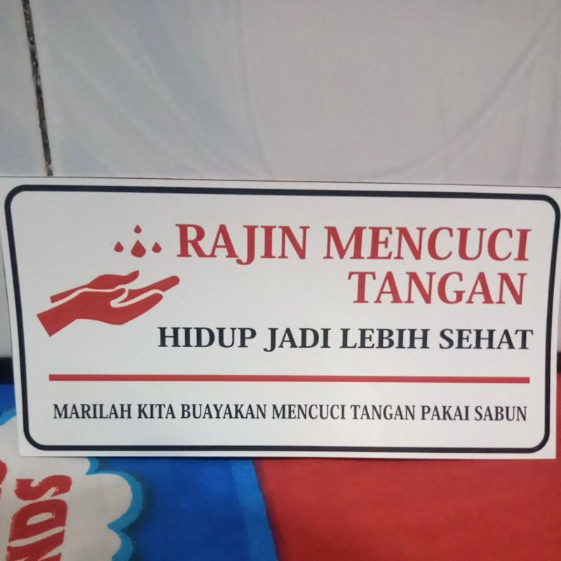

Sticker safety sign\sticker rajin mencuci tangan