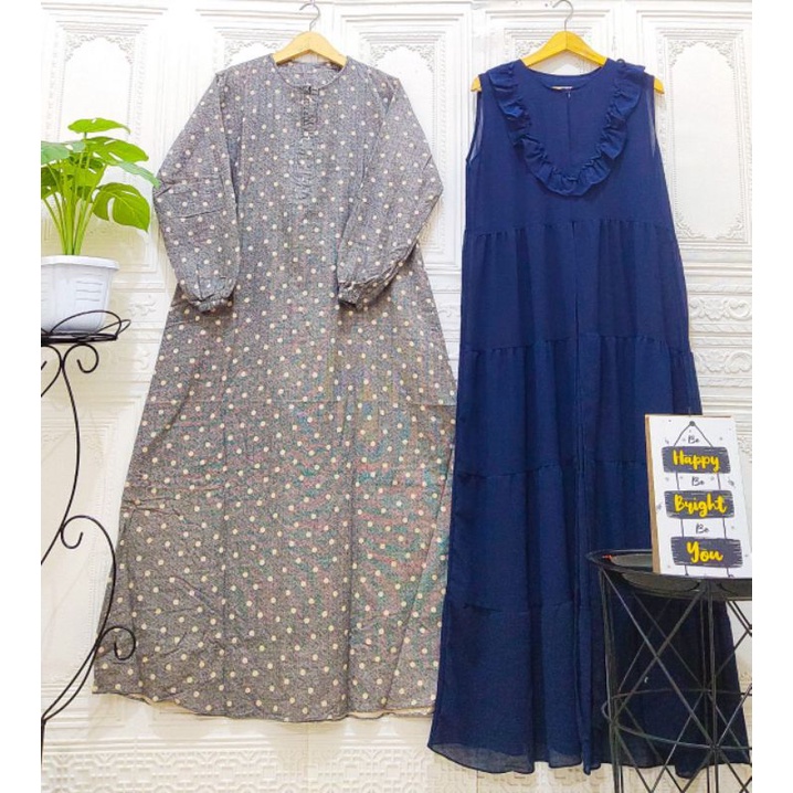 Gamis 2in1 Rachel Set-4