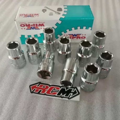 HAND SOCKET SHORT TYPE KUNCI MATA SHOCK SOK SHOK SOCK PENDEK CRV CR-V 6PT 6 PT UK 8MM 10MM 12MM 14MM 17MM 19MM 21MM 8 10 12 14 17 19 21 MM ORI ORIGINAL WIPRO ASLI