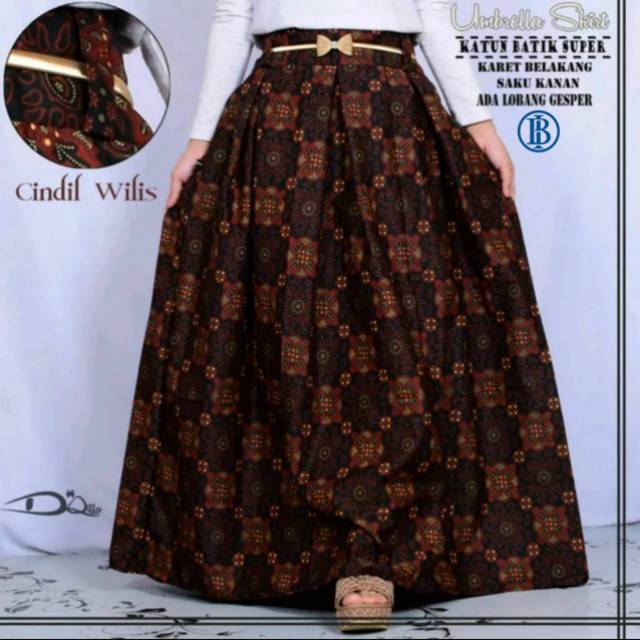 Rok Adhikara Batik Solo Fashion Wanita Rok Batik Modern Bawahan Batik Ori By SVJ