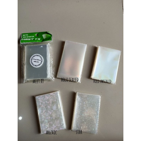 sleeve photocard meet holo mozaic star