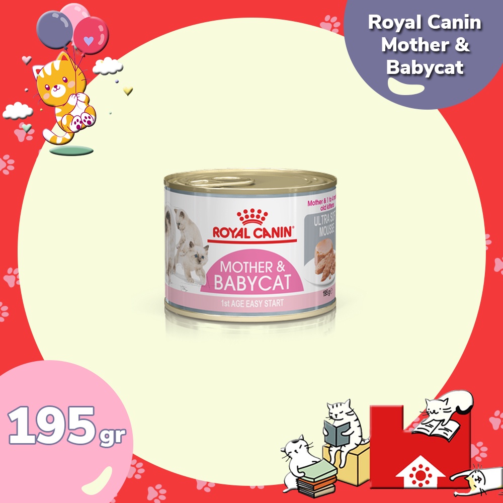 Royal Canin Babycat Instinctive can 195gr - Rc mother baby makanan kaleng 195 gr