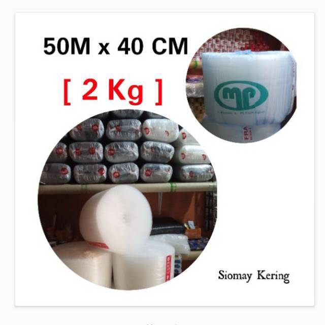 

[ Hemat Ongkir ] Bubble wrap MuliaPack 40CM x 50M [ 2 Kg ]