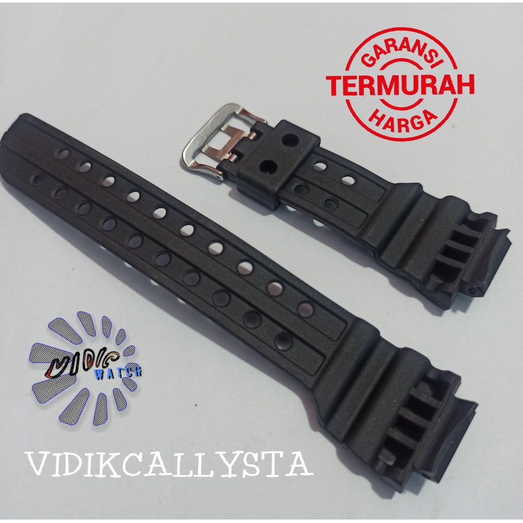 STRAP CASIO G-SHOCK / TALI RUBBER CASIO G-SHOCK GSHOCK FROGMAN GWF-1000 / GWF1000 / GWF 1000 HITAM