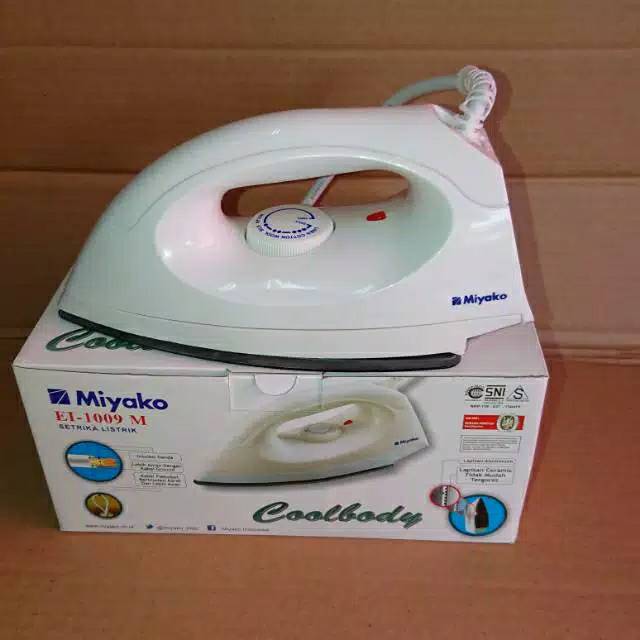 Miyako Setrika Dry Iron Ceramic Coating EI1009M 300Watt