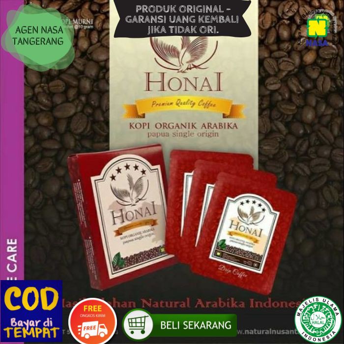 

[ NASA ] Kopi Honai / Kopi Organik Arabika Papua Single Origin / AGEN NASA Tangerang