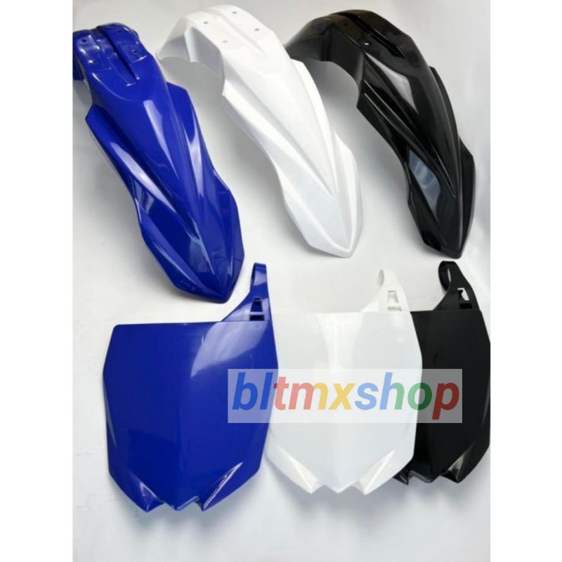 spakbor depan yz 250 dan papan nomor YZ 250 f Slebor depan yz 250 plus cover papan nomer yzf 250f se