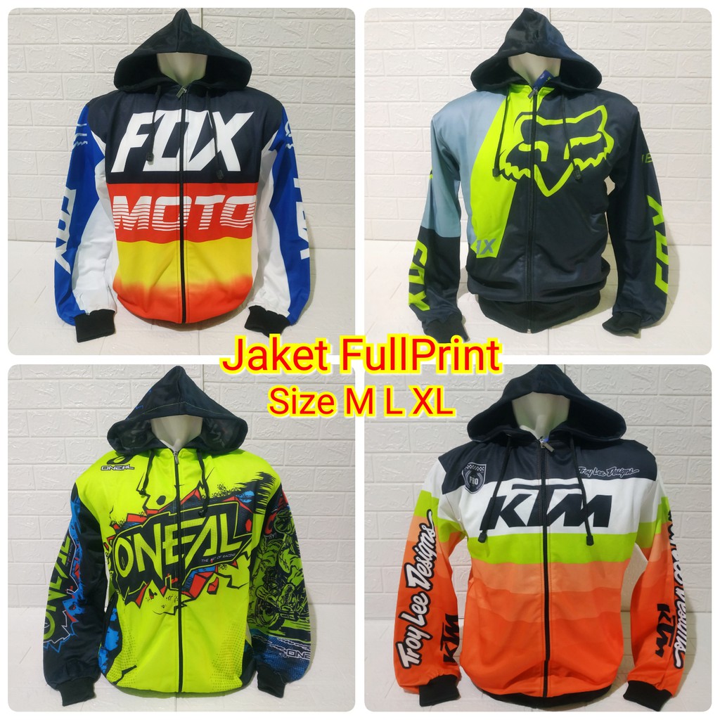 jaket print cross dewasa jaket trail termurah kualitas premium di jamin gaakan luntur